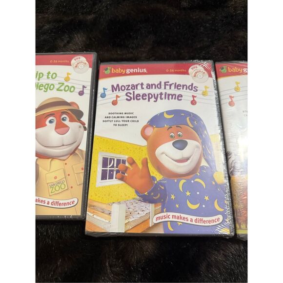 Baby Genius Mozart Friends and Sleepytime Friends , Zoo, seasons [DVd x3 - Picture 7 of 7